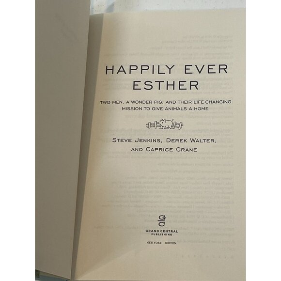 Happily Ever Esther Hardcover True Story Animal Rescue Jenkins Walter Crane - Picture 4 of 5